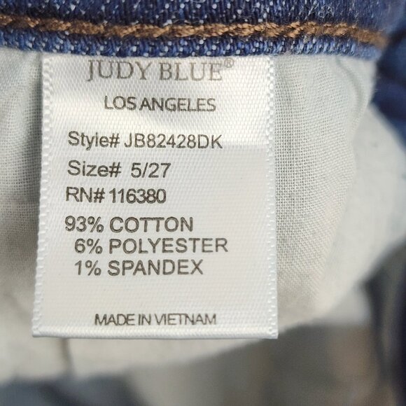 Judy Blue Jeans Womens 5/27 Blue Slim Fit JB82428DK (27x29) - Picture 11 of 11